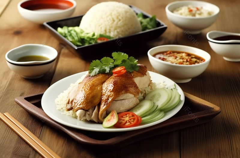 特色美食鸡肉米饭拼盘摆摄影拍,高清,摄影图,摄影图片,图片大全,摄影图免费下载